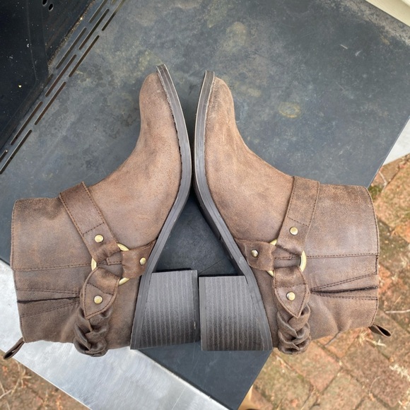 Carlos by Carlos Santana Vancouver Ankle Boot Brown Size 7.5 - Picture 7 of 9